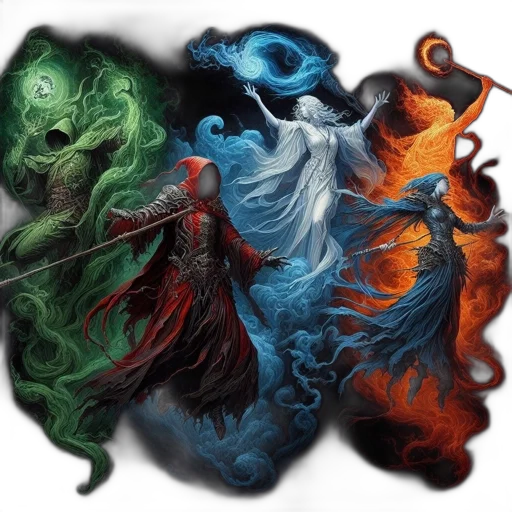 dragon, mask, hair, creature transparent PNG cut-out