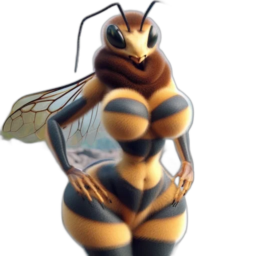 animal, creature, robot, 3d render transparent PNG cut-out