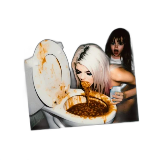 food, hair, mask, face transparent PNG cut-out