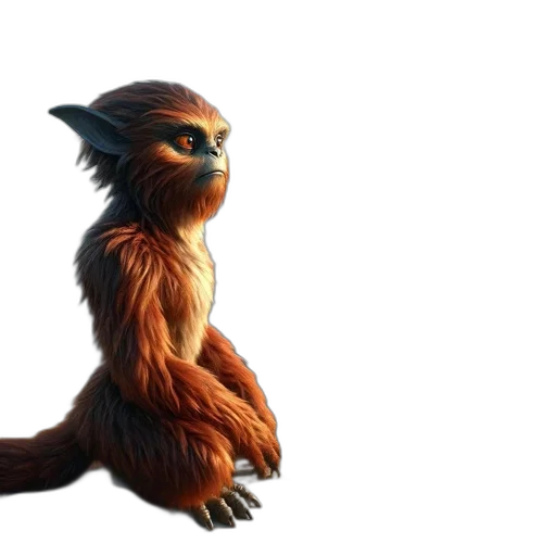 creature, dragon, animal, staff transparent PNG cut-out
