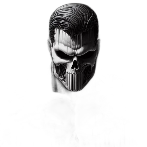mask, face, comic book art, concept art transparent PNG cut-out