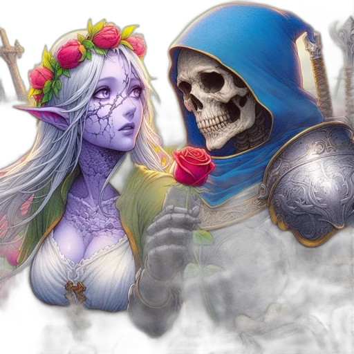 fantasy art, concept art, photorealistic, pixel art transparent PNG cut-out
