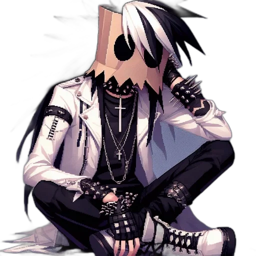 mask, jacket, robot, face transparent PNG cut-out