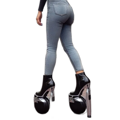 shoes, jacket, robot, 3d render transparent PNG cut-out