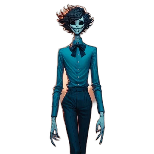 mask, staff, dress, creature transparent PNG cut-out