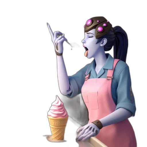 staff, food, concept art, vaporwave transparent PNG cut-out