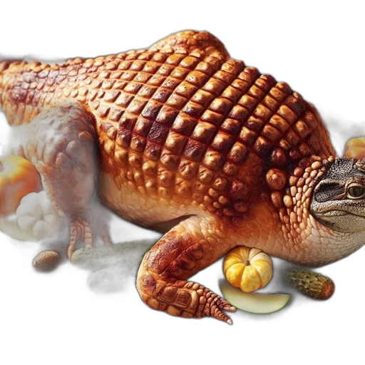 food, dragon, animal, creature transparent PNG cut-out