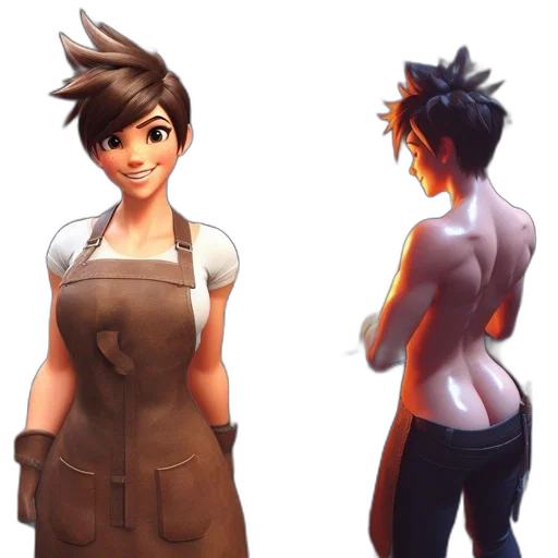 dress, staff, concept art, 3d render transparent PNG cut-out