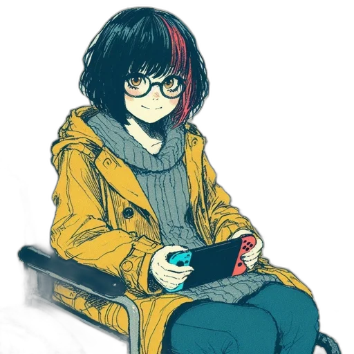 jacket, face, robot, dress transparent PNG cut-out