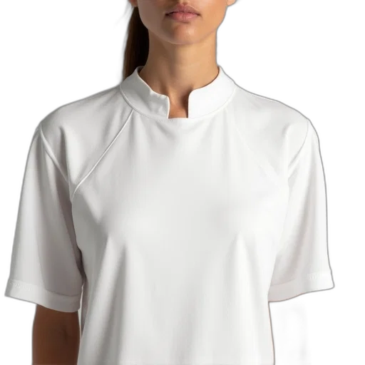 staff, dress, face, photorealistic transparent PNG cut-out