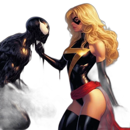 comic book art, concept art, two, marvel transparent PNG cut-out