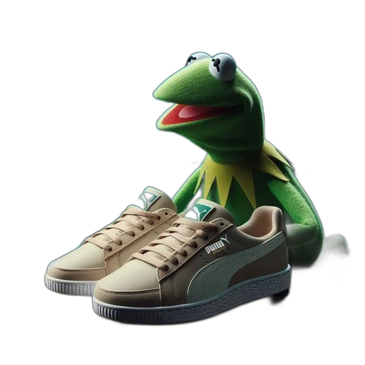 shoes, animal, creature, photorealistic transparent PNG cut-out