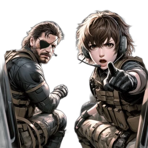 weapon, jacket, concept art, comic book art transparent PNG cut-out