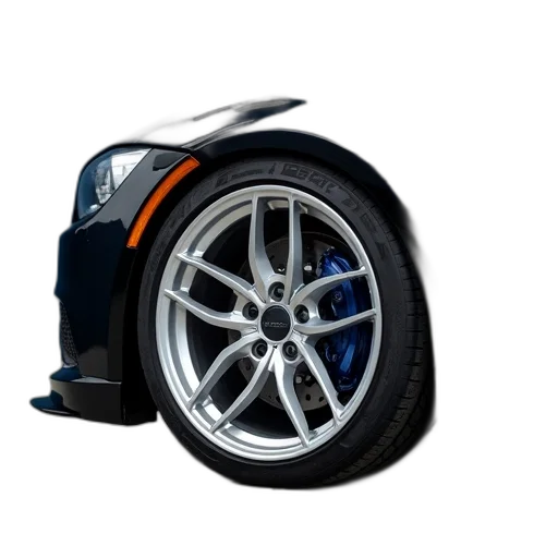 car, shoes, 3d render, photorealistic transparent PNG cut-out