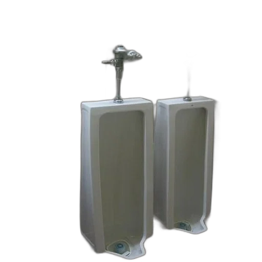 staff, 3d render, two, urinals transparent PNG cut-out