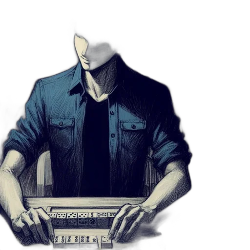 jacket, robot, mask, weapon transparent PNG cut-out