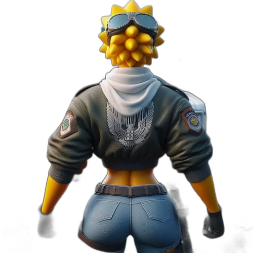 jacket, weapon, mask, staff transparent PNG cut-out
