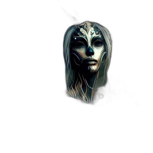 mask, jewelry, face, staff transparent PNG cut-out