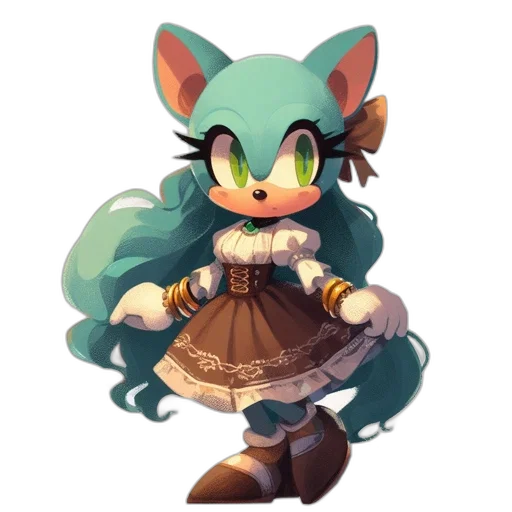 staff, dress, creature, animal transparent PNG cut-out