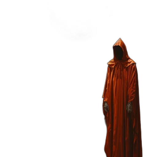 jacket, staff, dress, mask transparent PNG cut-out