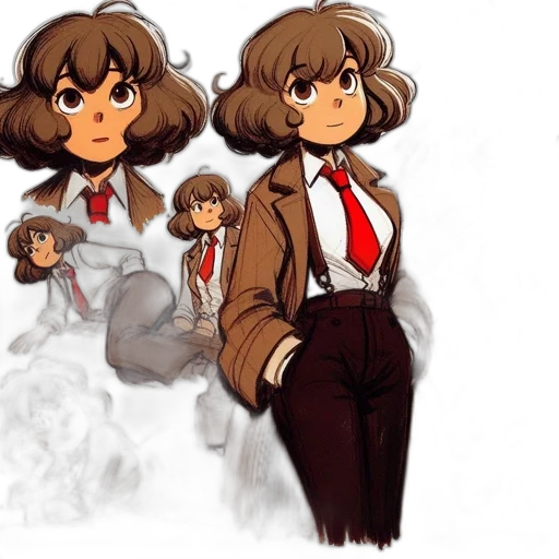 jacket, staff, concept art, pixel art transparent PNG cut-out