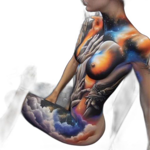 photorealistic, concept art, watercolor, fantasy art transparent PNG cut-out