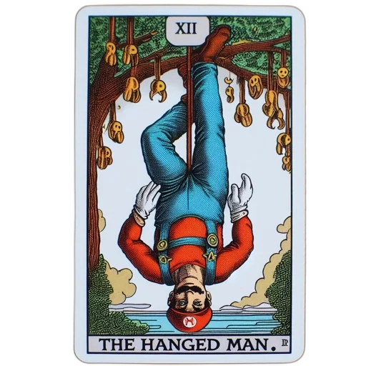unusual, version, hanged, man transparent PNG cut-out