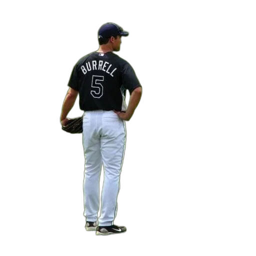 baseball, player, name, burrell transparent PNG cut-out