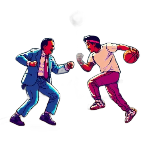 jacket, pixel art, concept art, comic book art transparent PNG cut-out