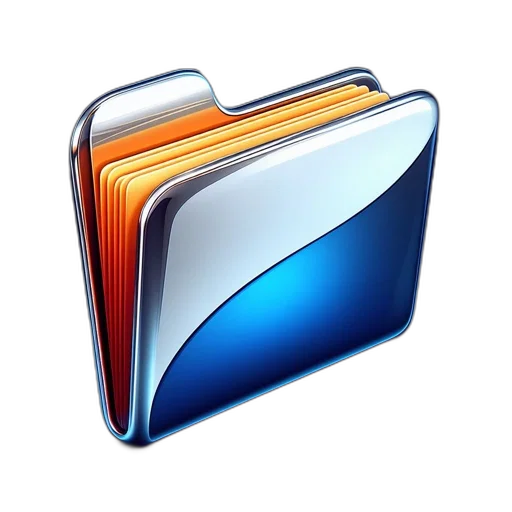 weapon, 3d render, open, blue transparent PNG cut-out