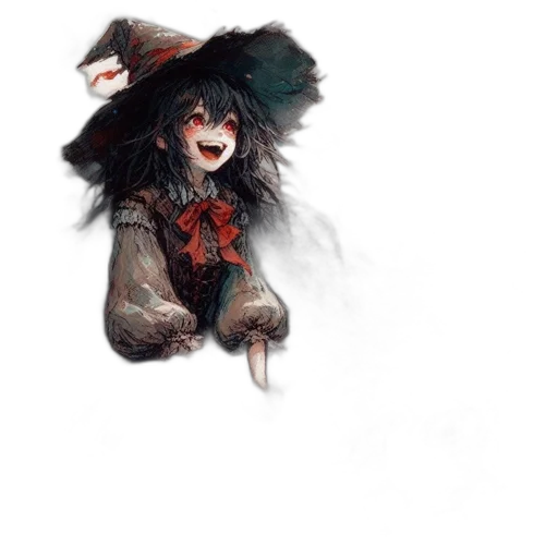 hat, creature, mask, staff transparent PNG cut-out