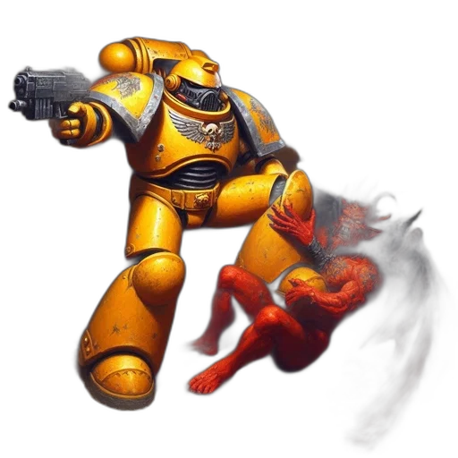 robot, weapon, concept art, pixel art transparent PNG cut-out