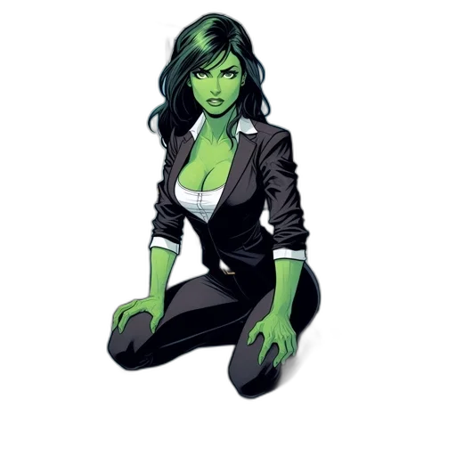 comic book art, concept art, fantasy art, cartoon transparent PNG cut-out