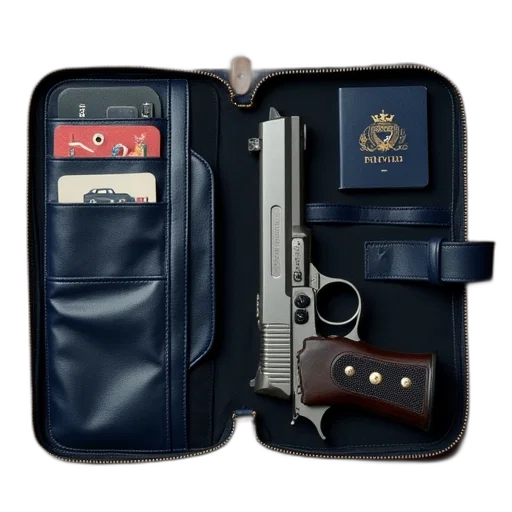 weapon, navy, passport, case transparent PNG cut-out