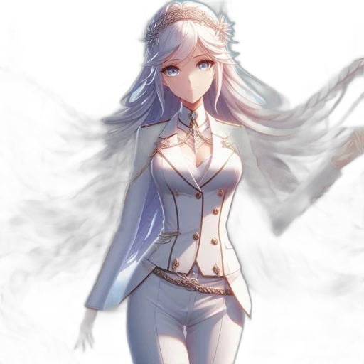 dress, staff, dragon, weapon transparent PNG cut-out