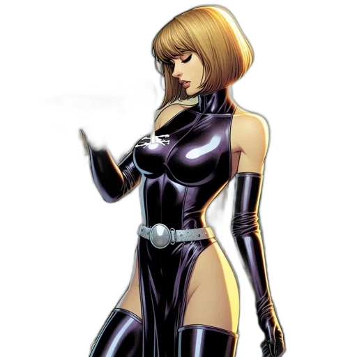 robot, dress, concept art, comic book art transparent PNG cut-out