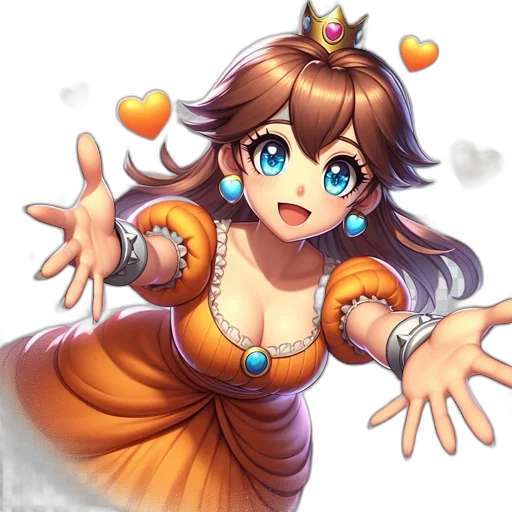 dress, crown, staff, jewelry transparent PNG cut-out