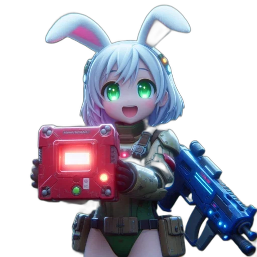 weapon, robot, animal, staff transparent PNG cut-out