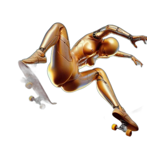 robot, jewelry, concept art, 3d render transparent PNG cut-out