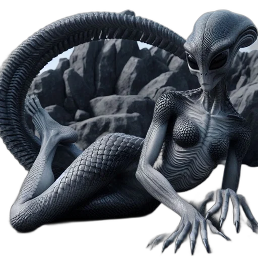 creature, dragon, animal, robot transparent PNG cut-out