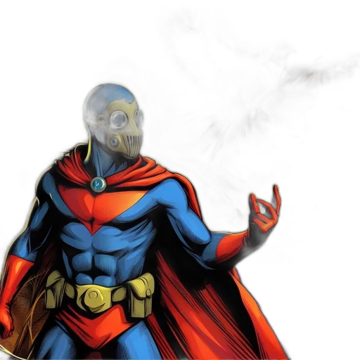 mask, comic book art, concept art, fantasy art transparent PNG cut-out