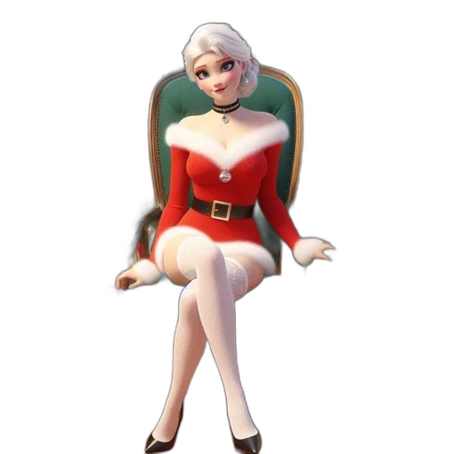 dress, staff, 3d render, concept art transparent PNG cut-out
