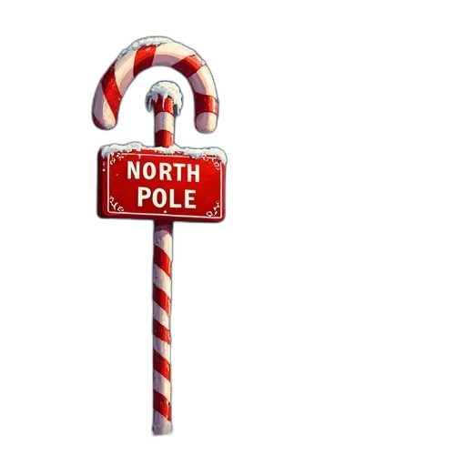 staff, north, pole, sign transparent PNG cut-out