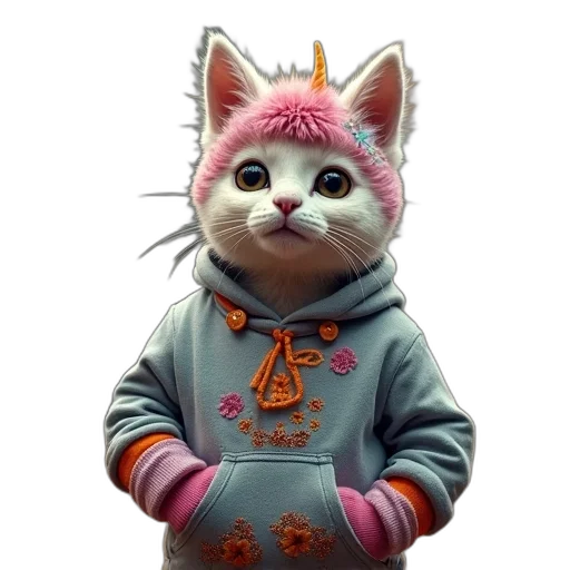 jacket, staff, animal, creature transparent PNG cut-out
