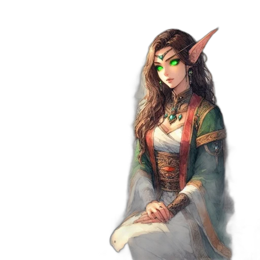 staff, dragon, sword, fantasy art transparent PNG cut-out