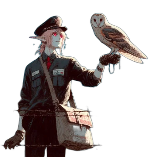 staff, weapon, robot, jacket transparent PNG cut-out