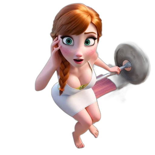 staff, weapon, jewelry, 3d render transparent PNG cut-out