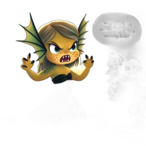 dragon, creature, concept art, 3d render transparent PNG cut-out