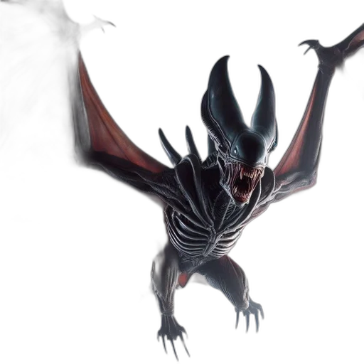 dragon, creature, animal, staff transparent PNG cut-out