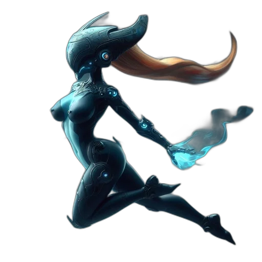 robot, staff, mask, dress transparent PNG cut-out